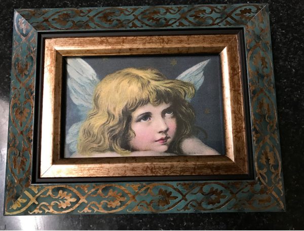 Victorian Angel Print Framed, Pandemic Art